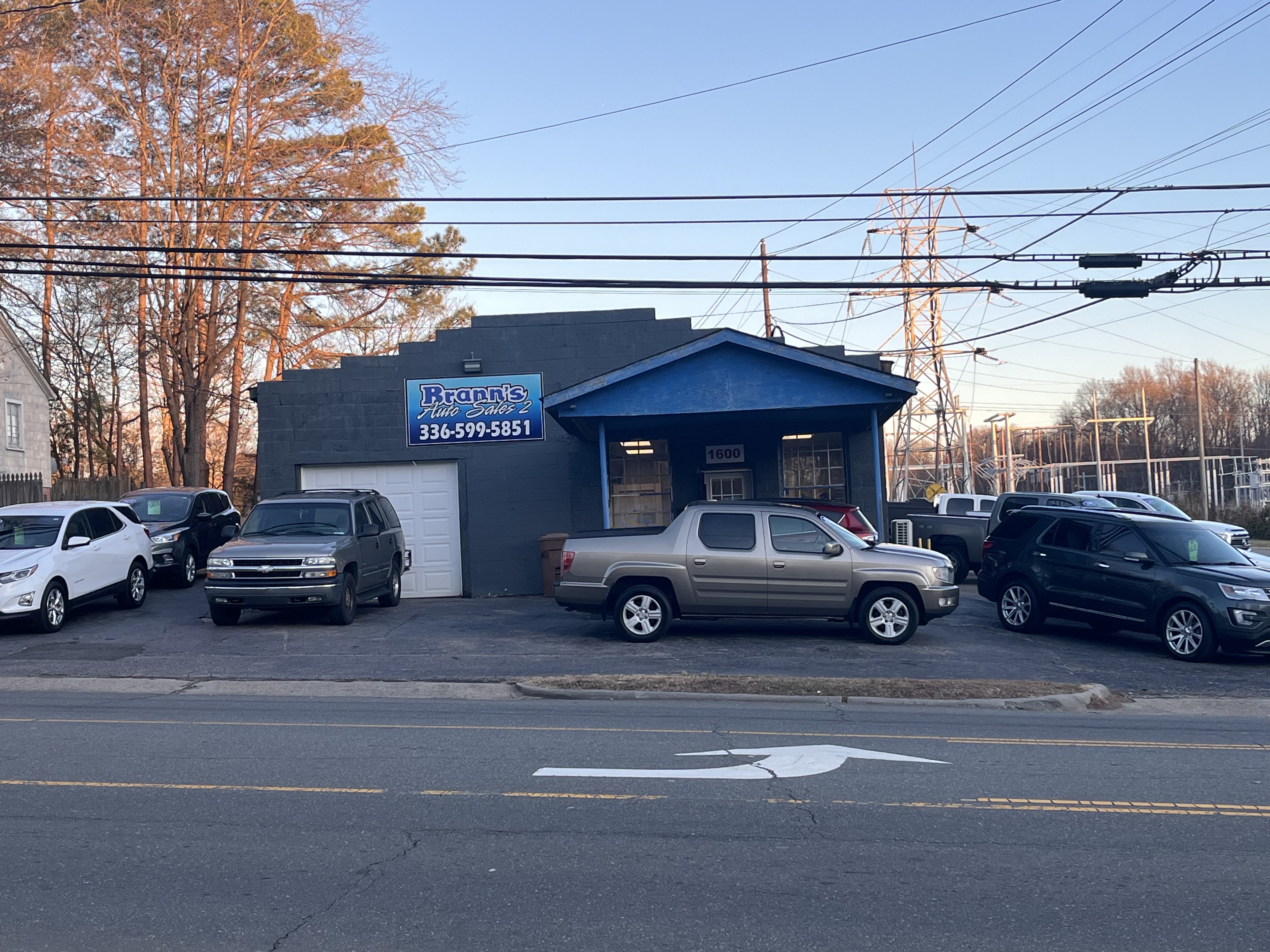 Brann's Auto Sales 2 dealership on N Main St in Roxboro NC